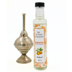 L'eau de fleur d'oranger : cet élixir enchanteur extrait des fleurs délicates du bigaradier,
